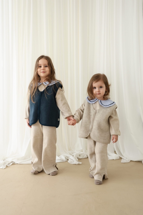 kamizelka merino dla dzieci