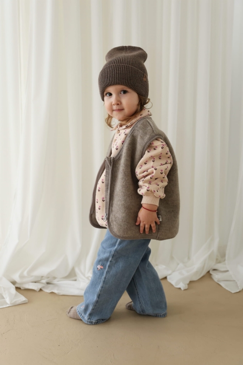 kamizelka z wełny merino dla dzieci