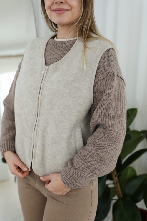 kamizelka damska merino