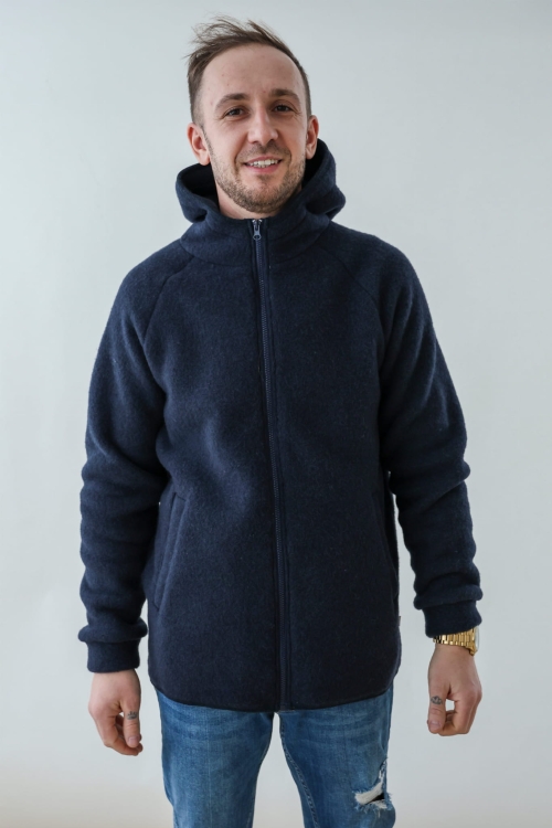 kurtka męska z wełny merino