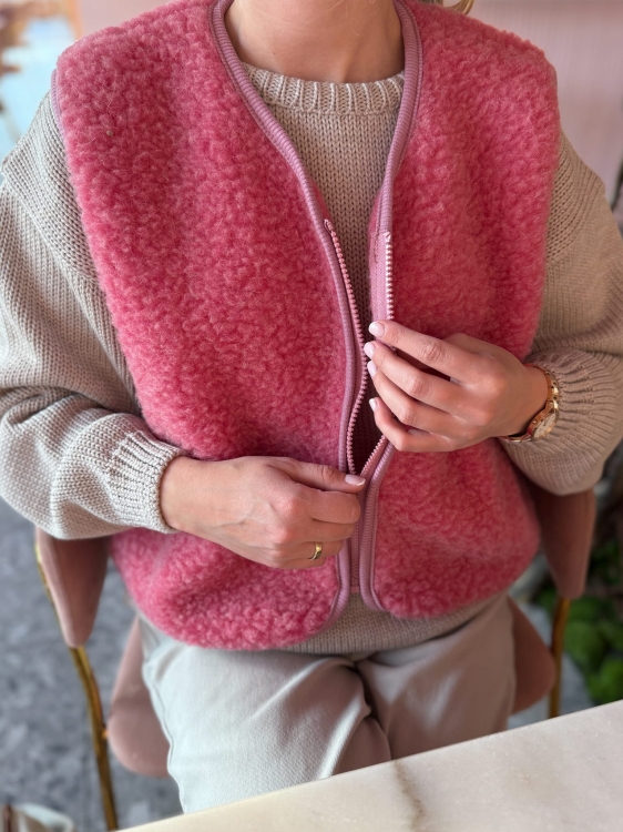 kamizelka baranek merino