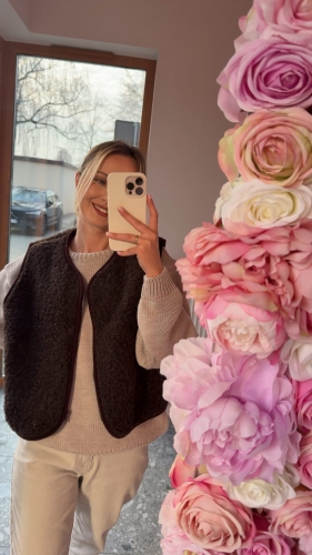 kamizelka baranek merino