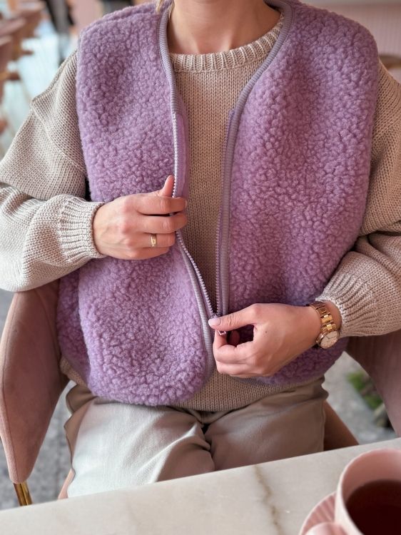 kamizelka baranek merino