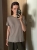 t-shirt taupe merino