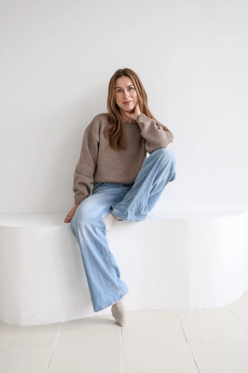 sweter merino damski