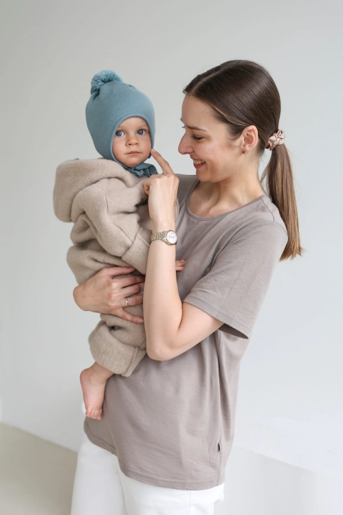czapka z wełny merino