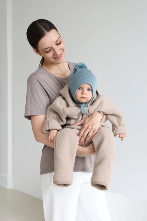 czapka z wełny merino