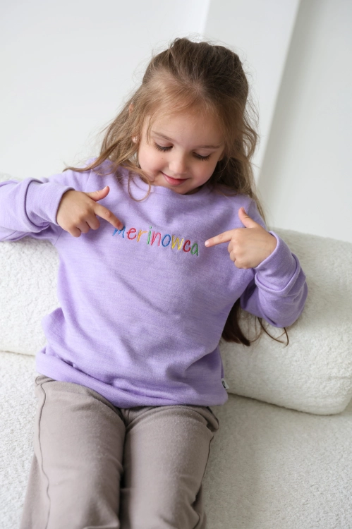 bluza z wełny merino