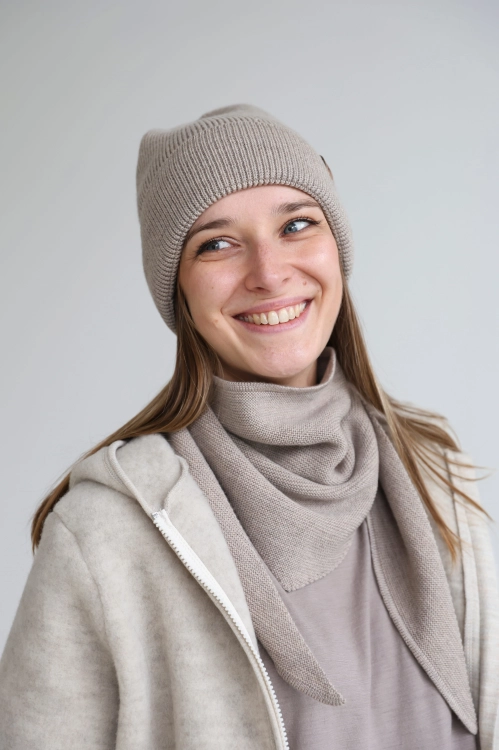 czapka damska merino