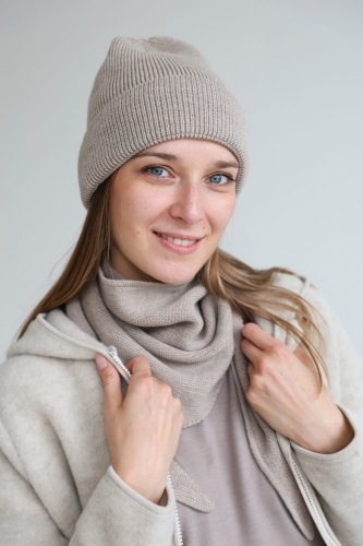 czapka damska merino