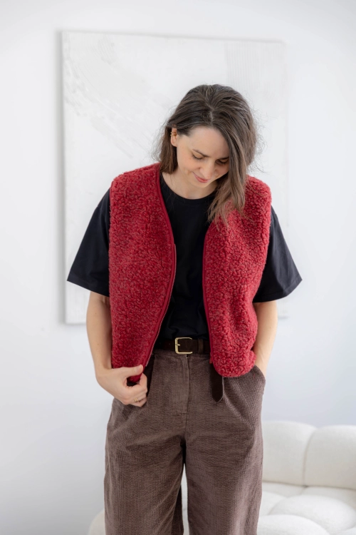 kamizelka barankowa merino