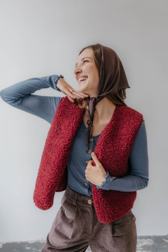 kamizelka barankowa merino
