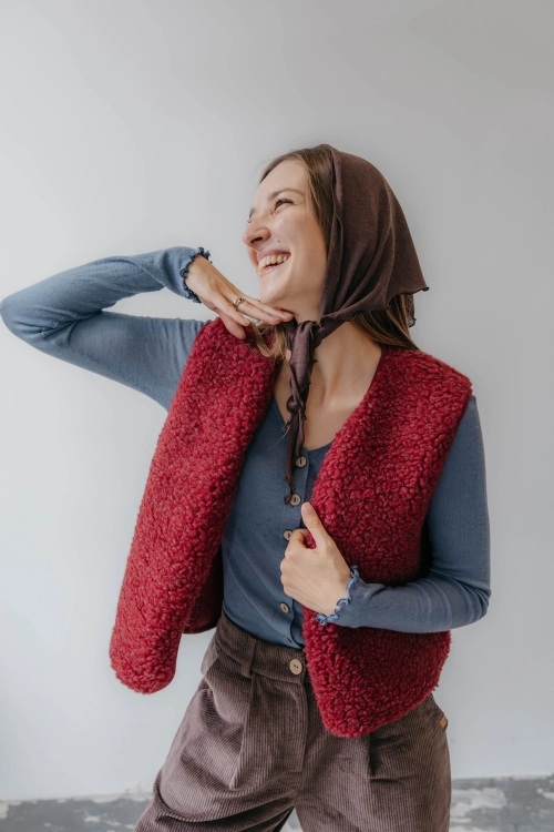 kamizelka barankowa merino
