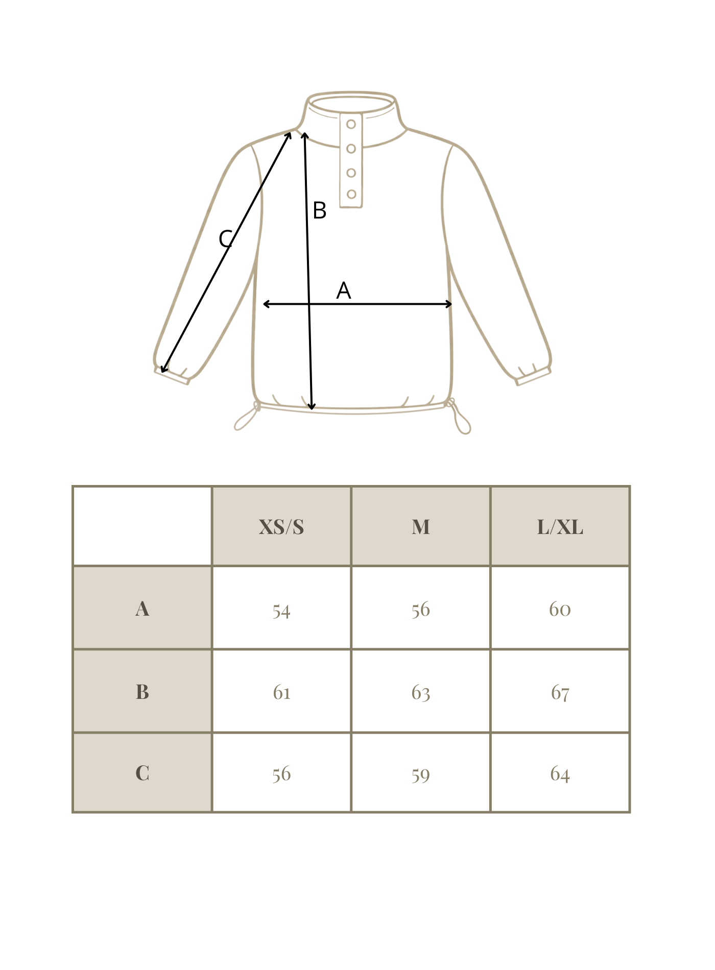 kurtka przez głowę