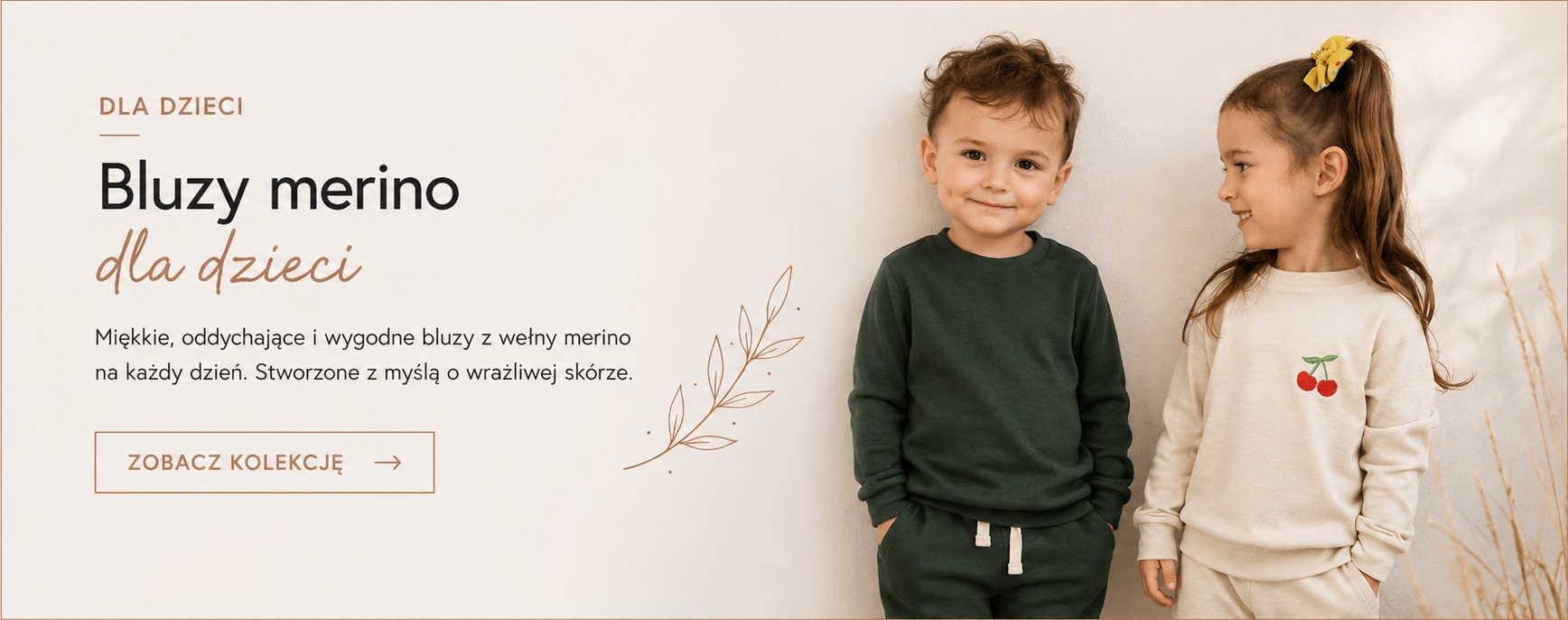 bluzy dziecięce merino